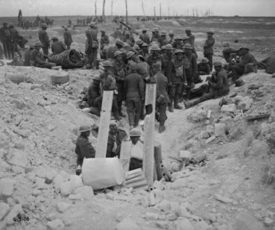 6_Scene at a Canadian Aid Post during the advance. Advance East of Arras. August, 1918